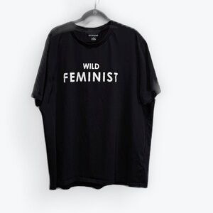 Wild Fang Black Wild Feminist T-Shirt